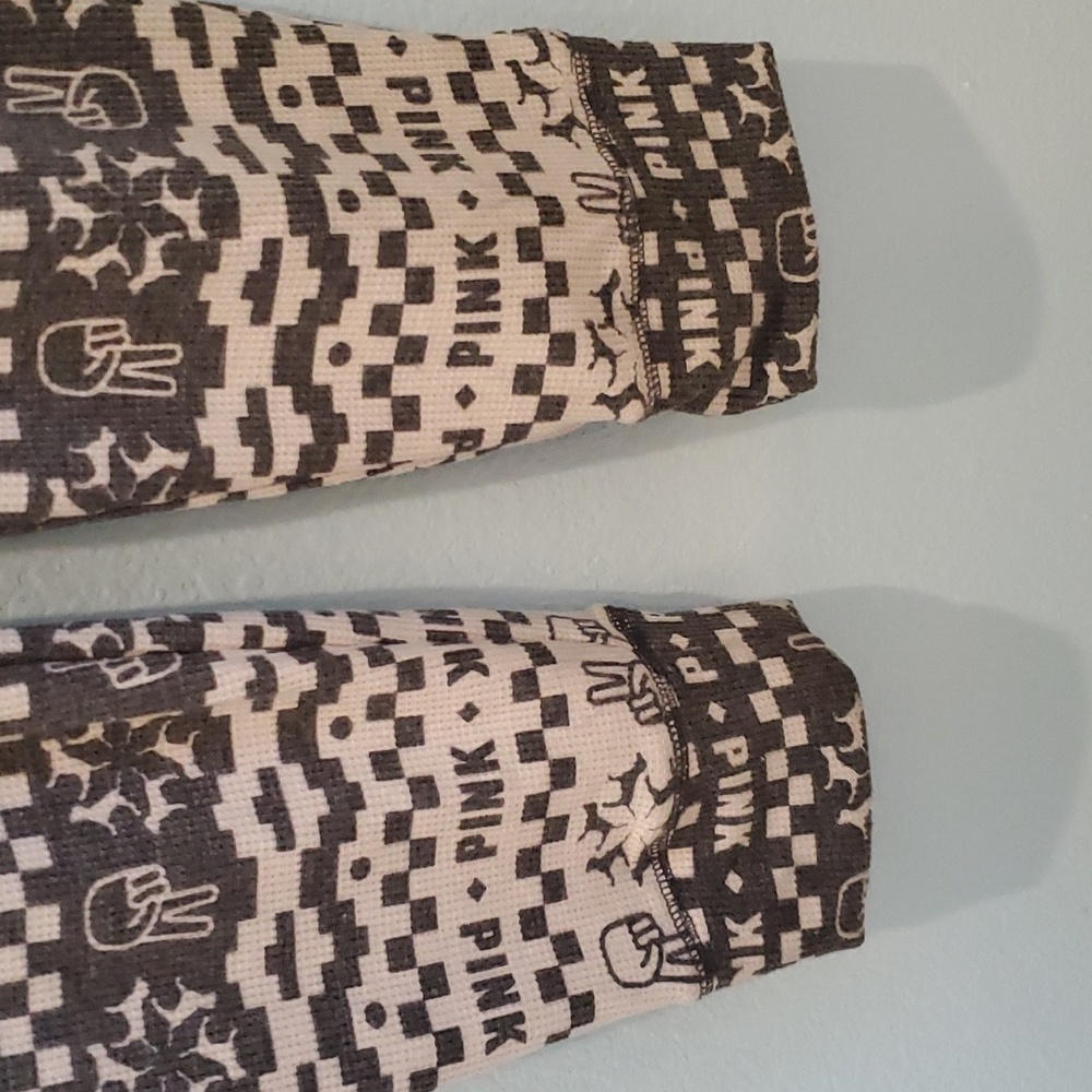 PINK Victoria's Secret Thermal Pajama Onesie sz XL - Picture 6 of 10